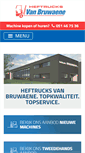 Mobile Screenshot of heftrucksvanbruwaene.be